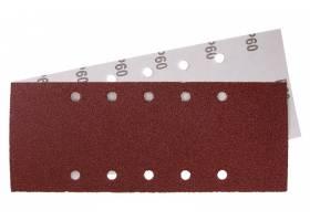 Brúsny papier 115x280mm, P60, 10 otvorov, 5ks !OBJ! 