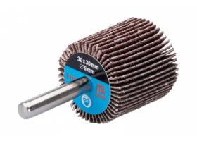 Brusný lamelový kotúč 30 x 30 x 6mm, P100 na stopke