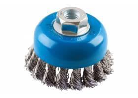 Rotačná kefa hrnčeková, copy, nerez, Ø80 mm FESTA