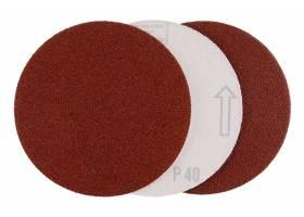 Brúsny papier so suchým zipsom 125mm, P40, 3ks 
