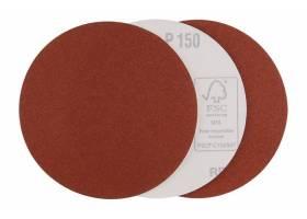 Brúsny papier so suchým zipsom 125mm, P150, 3ks 