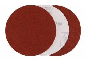 Brúsny papier so suchým zipsom 150mm, P60, 3ks 
