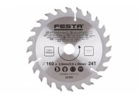 Pílový kotúč do dreva TCT 160mm / 2.8 / 20/24 
