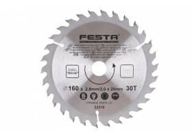 Pílový kotúč do dreva TCT 160mm / 2.8 / 20/30 