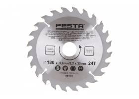 Pílový kotúč do dreva TCT 180mm / 3.2 / 30/24 