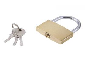 Závesný zámok 50mm mosadz