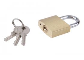 Visiaci zámok 35mm mosadz zosilnený