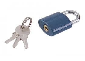 Visiaci zámok 25mm modrý FESTA