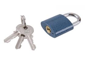 Visiaci zámok 32mm modrý FESTA