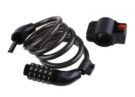 Zámok 120cmX10mm CODE