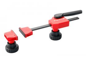 Svorka / úpinka zdvih 120mm pre pracovné dosky s otvormi 20mm