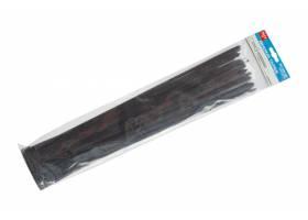 Sťahovacie pásky 500x7.6mm 50ks čierna 