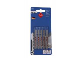 Pilový list do priamočiarej píly 5ks 50 mm / 1 mm, HSS, 31007 