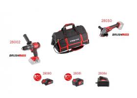 Sada AKU náradia 2+3+brašňa FESTA "BRUSHLESS" SHARE20V
