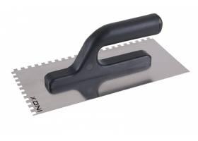 Hladítko nerezové zubové 6x6mm 270x125mm plastová rúčka 