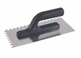 Hladítko nerezové zubové 8x8mm 270x125mm plastová rúčka 