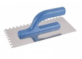 Hladítko nerezové zubové 8x8mm 280x130mm plastová rúčka FESTA