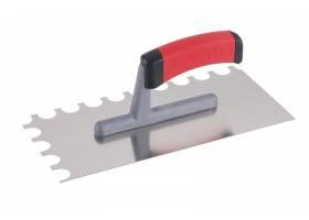  Hladítko nerezové zubové 16x16mm 280x130mm gumenná rúčka FESTA