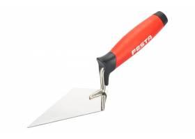 Murárska lyžica nerezová, pokrývačka 140mm s 2K gumennou rúčkou FESTA 