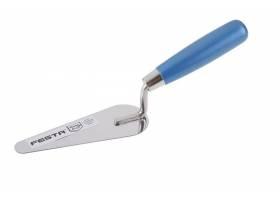 Murárska lyžica nerezová, mačací jazyk 140x50mm s drevenou rúčkou FESTA