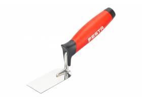 Murárska lyžica nerezová, vymazávačka 40mm s 2K gumennou rúčkou FESTA 