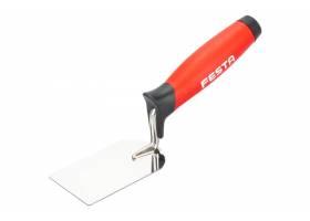 Murárska lyžica nerezová, vymazávačka 60mm s 2K gumennou rúčkou FESTA 