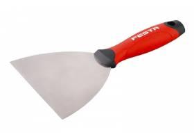 Špachtľa nerez 140mm s gumenou rúčkou FESTA 