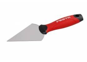 Špachtľa nerezová kútová s gumovou rúčkou FESTA