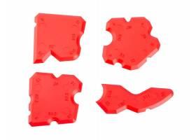 Stierka silikónová 4ks sada atyp. tvary