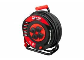 Kábel predlžovací bubon vonkajší 3x2,5mm 50m 230V 3680W IP44 FESTA INDUSTRY