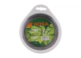 Struna do kosačky  2.4mm x 15m štvorec s nylonovým stredom