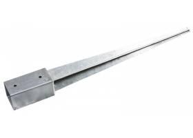 Pätka stĺpika 71x71x150mm/60cm, hrúbka 1,8mm, pozink 