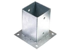 Pätka stĺpika 81x81x150mm, hrúbka 1,8mm pozink 