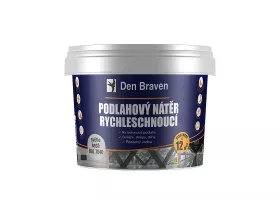 Den Braven - Podlahový náter RÝCHLOSCHNÚCI, vedro, 4 kg, svetlo šedá, RAL 7040