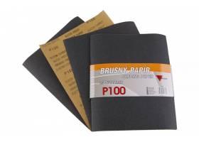 Brusný papier 230x280mm P100 10ks Waterproof 