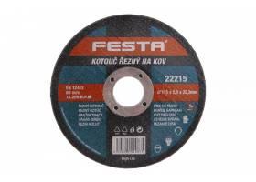 Kotúč rezný na kov 115x2.0x22.2 FESTA 
