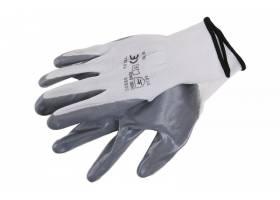 Pracovné rukavice nylonové - Nitril veľkosť 10 