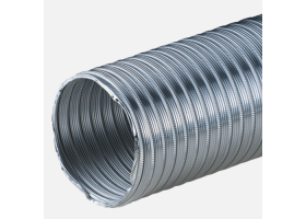 Potrubie AL – flexi Ø125 mm x 3m hliník
