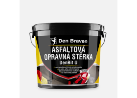 Den Braven - Asfaltová opravná stierka DenBit U, vedro, 5 kg, čierna