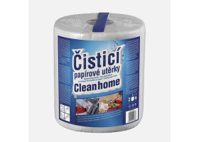 Clean home Čistiace papierové utierky 1 kg biela 