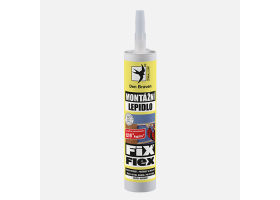 Den Braven - Montážne lepidlo FIX FLEX, kartuša, 310 ml, biela