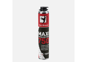 Pištoľová PUR pena MAXI 750 pištoľová dóza 750 ml žltá