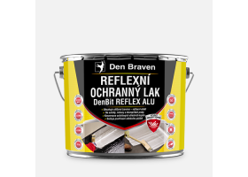 Den Braven - Reflexný ochranný lak DenBit REFLEX ALU, plechovka, 9 kg, strieborná