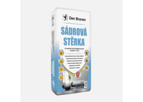 Den Braven - Sadrová stierka, vrece, 25 kg, biela