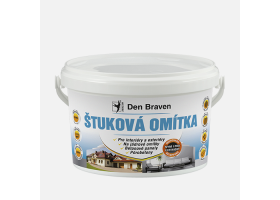 Den Braven - Štuková omietka, vedro, 4 kg, biela