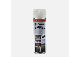 Den Braven - Značkovací sprej, aerosólový sprej, 500 ml, biela