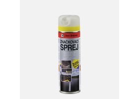 Den Braven - Značkovací sprej, aerosólový sprej, 500 ml, žltá - reflexná